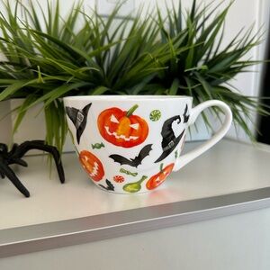 Portobello by Inspire Halloween tea cup with candy, bats, pumpkins & witch hats